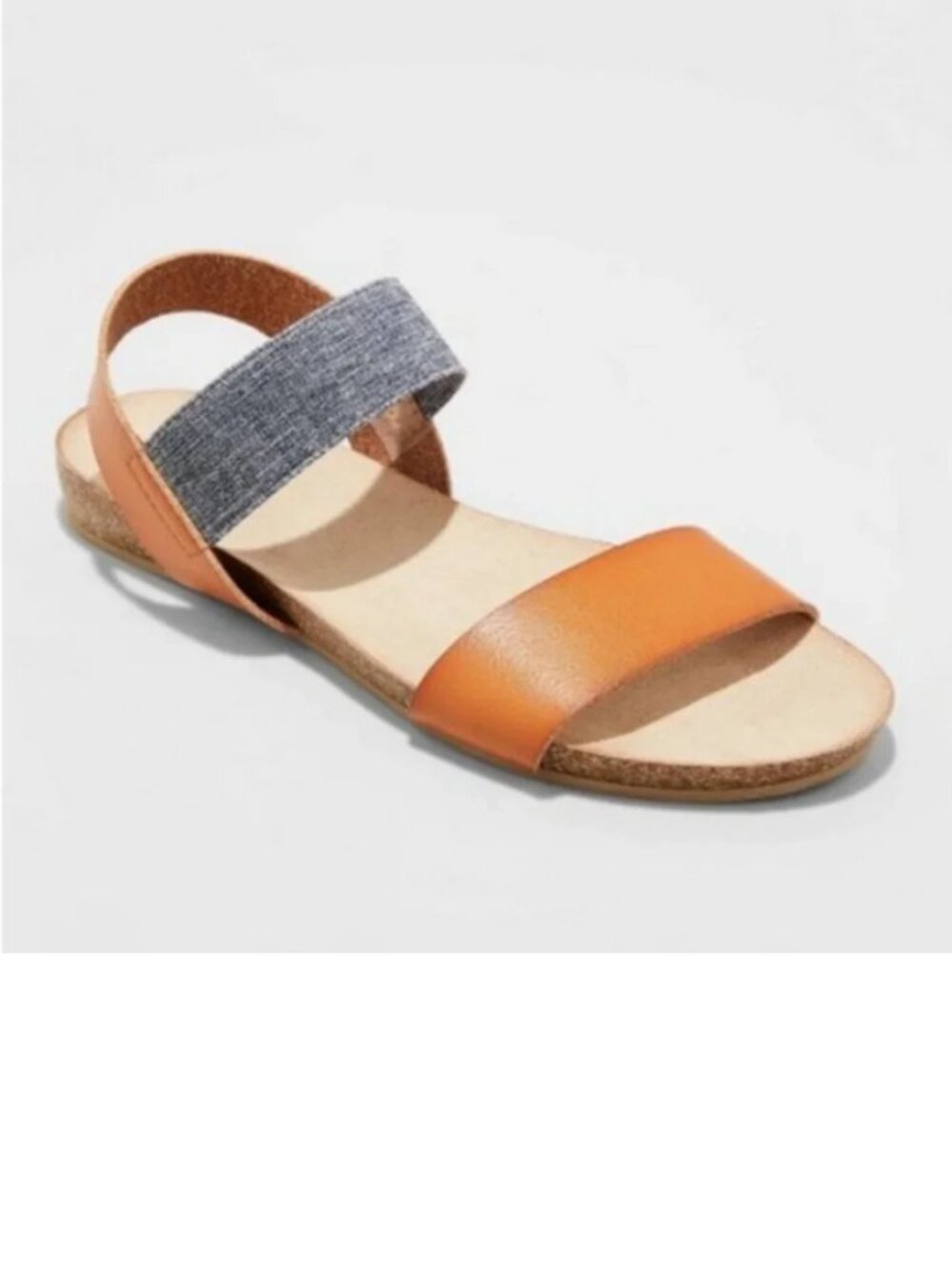 Women's Patty Ankle Strap Sandal Cognac - Universal Thread 9